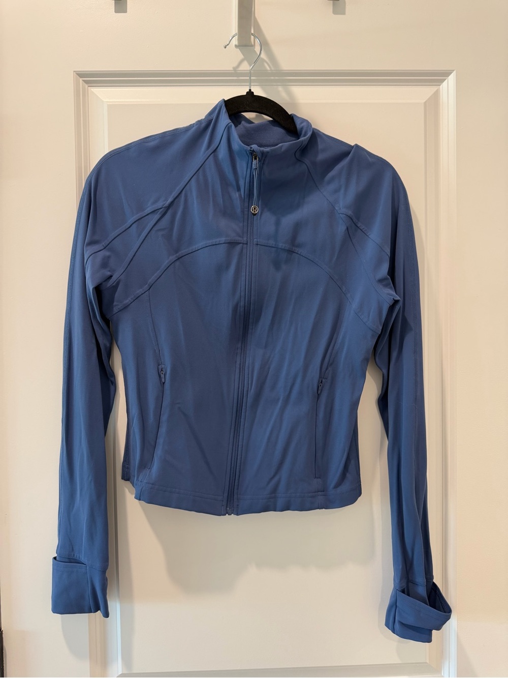 lululemon athletica Slate Blue Zip-Front Crop define Jacket